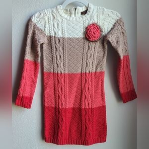 Pink Ombré Sweater, Sz 6x